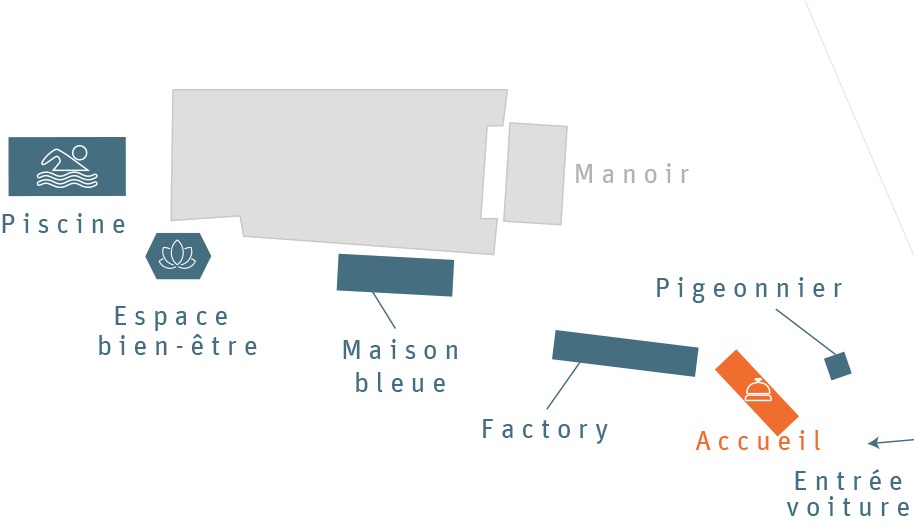 Plan du clos de Grâce