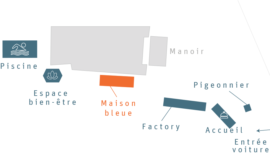 Plan du clos de Grâce